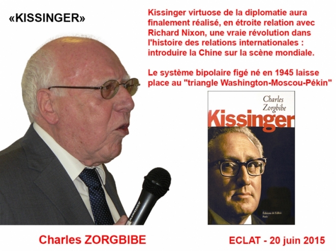 Charles ZORGBIBE à ECLAT en 2015