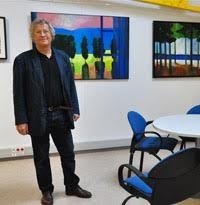 JN Hallet dans son atelier