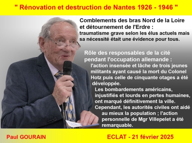 Rénovation et destruction de Nantes 1926 - 1946